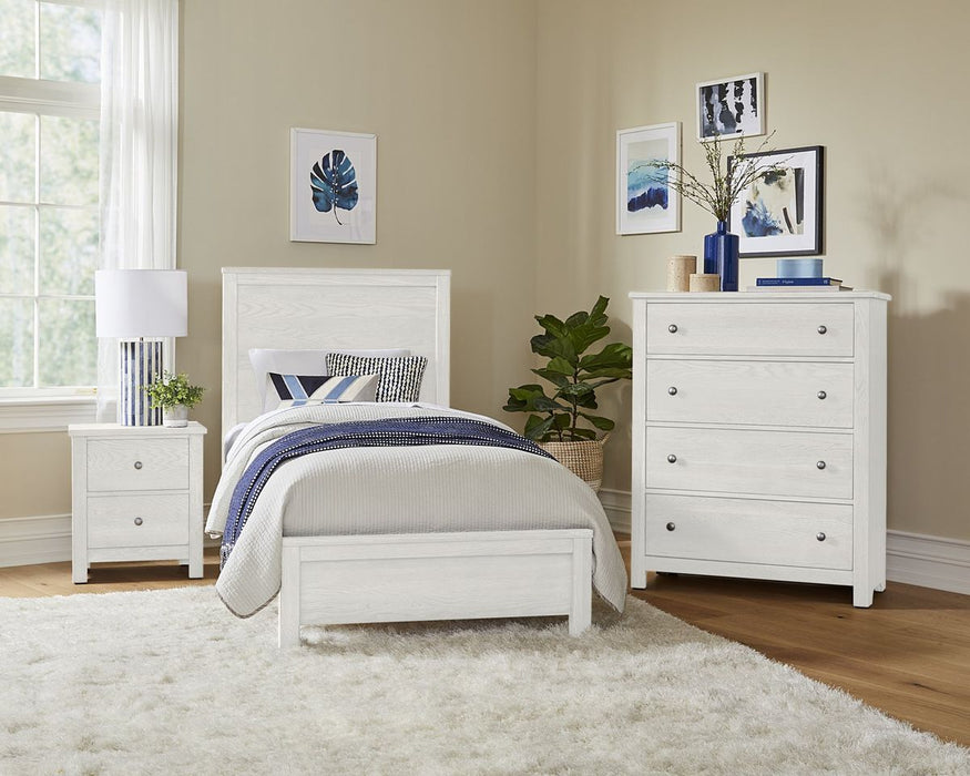 Vaughan Bassett Fundamentals 4 Drawer Chest in White