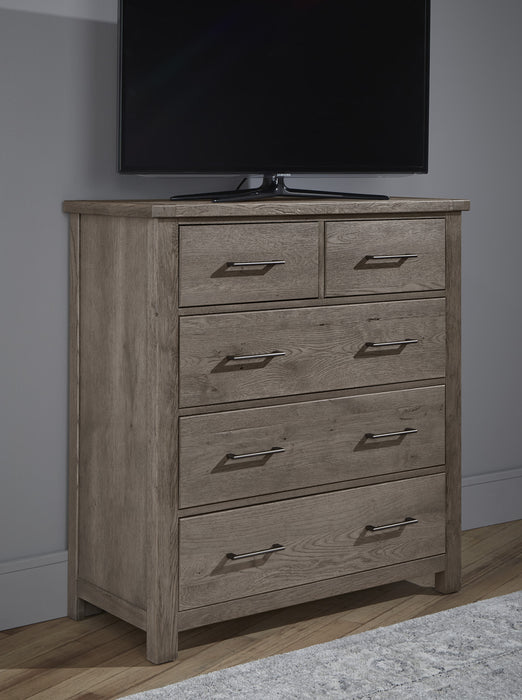 Vaughan Bassett Dovetail Standing Dresser in Mystic Grey