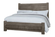 Vaughan Bassett Dovetail Queen Poster Bed with 6x6 Footboard in Mystic Grey image