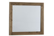 Vaughan Bassett Dovetail Landscape Mirror in Natural image