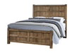 Vaughan Bassett Dovetail King Board and Batten Bed in Natural image