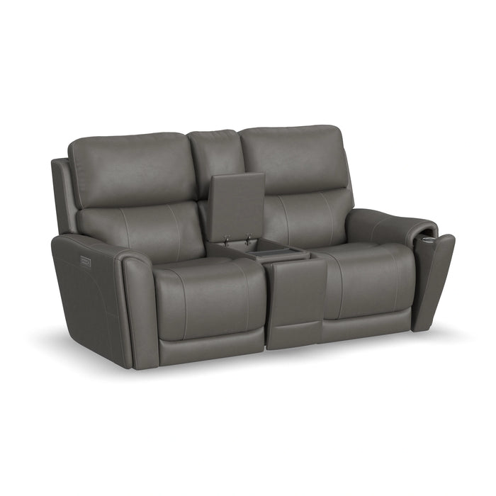 Carter Latitudes Power Reclining Loveseat with Console & Power Headrests & Lumbar - 5000006753