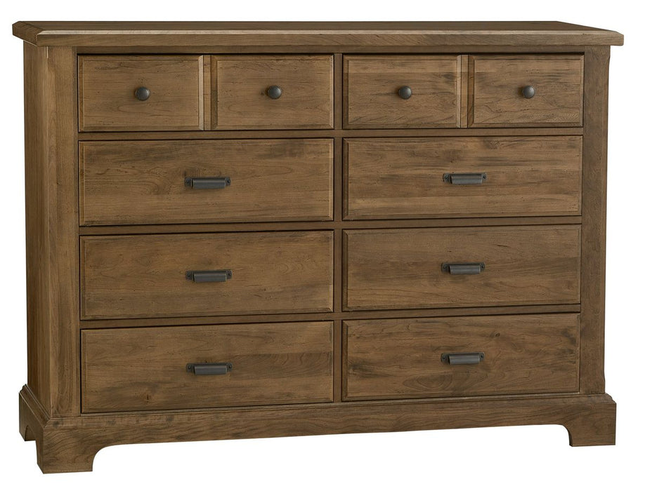 Vaughan Bassett Lancaster County 8 Drawer Dresser in Amish Cherry image