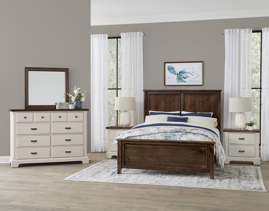 Vaughan Bassett Lancaster County 2 Drawer Nightstand in Dove Grey