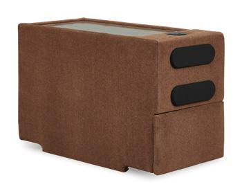 Modmax Balanced Sectional with Audio and Storage Consoles