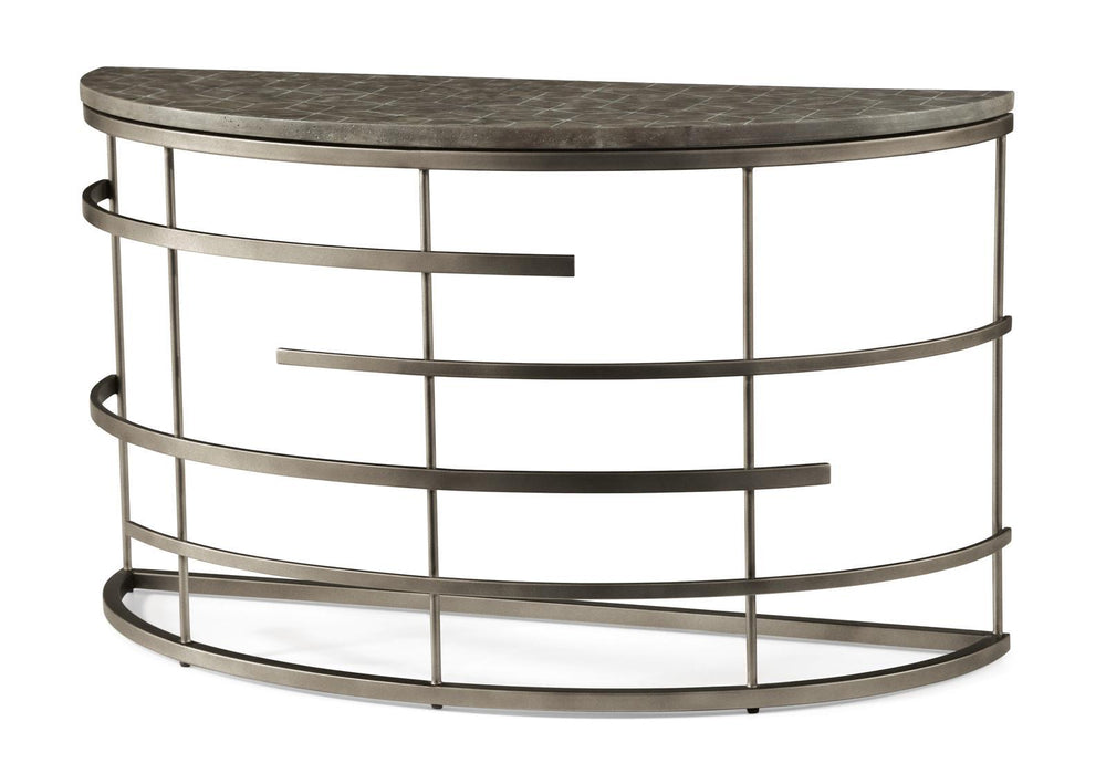 Flexsteel Halo Sofa Table in Silver