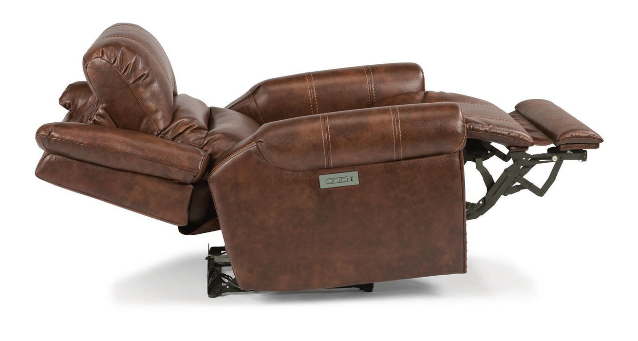 Flexsteel Oscar Power Lift Recliner with Power Headrest and Lumbar