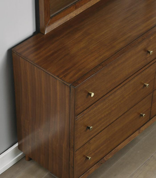 Flexsteel Wynwood Ludwig Dresser in Medium Brown