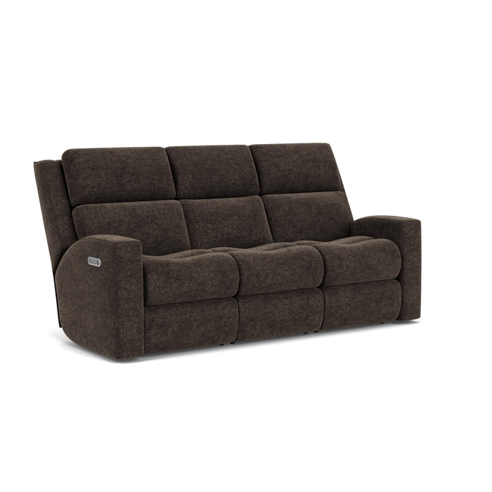 Score 2805-62L Power Reclining Sofa with Power Headrests & Lumbar