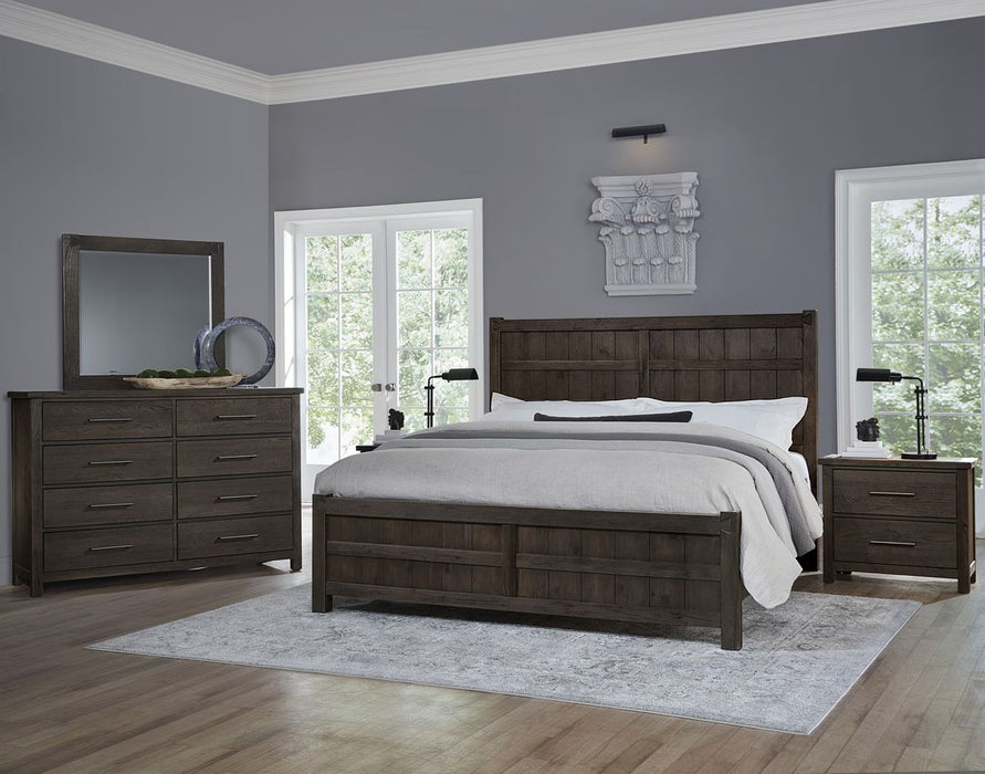 Vaughan Bassett Dovetail Queen Board and Batten Bed in Java