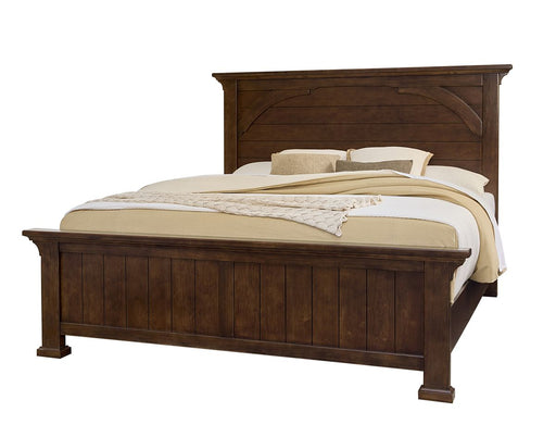 Vaughan Bassett Vista King Mansion Bed in Warm Cherry image