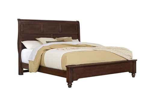 Vaughan Bassett Vista Queen Sleigh Bed in Warm Cherry image