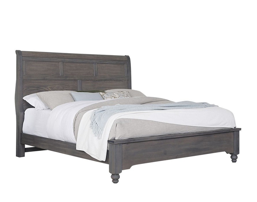 Vaughan Bassett Vista Queen Sleigh Bed in Grey Oak image